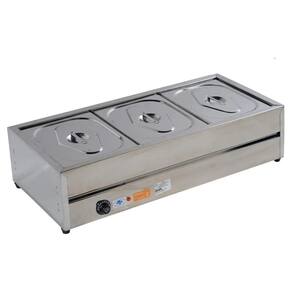 Rechaud Self Service Térmico 3 Cubas Aço Inox Ibet