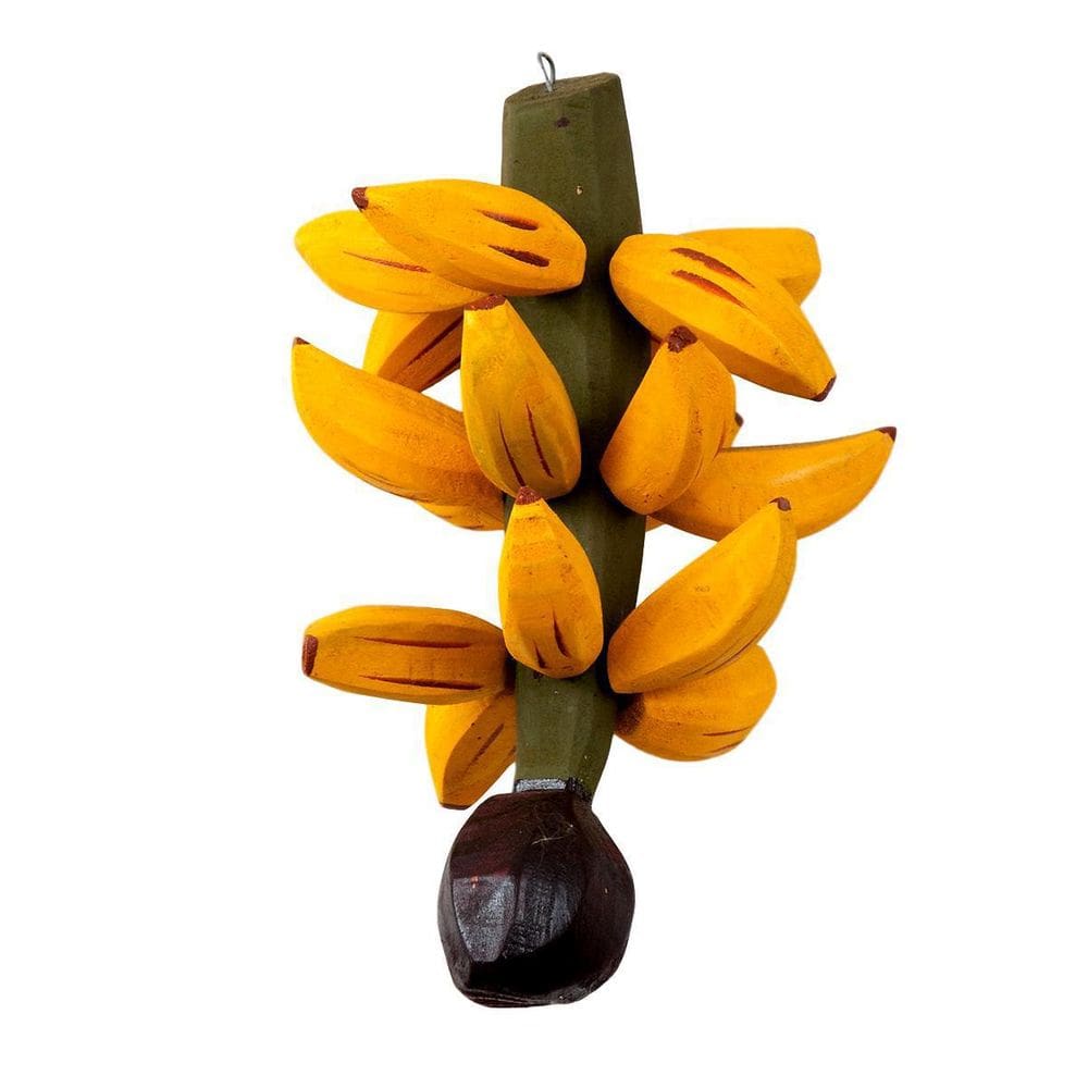 Cacho De Bananas Em Madeira Recuperada 065