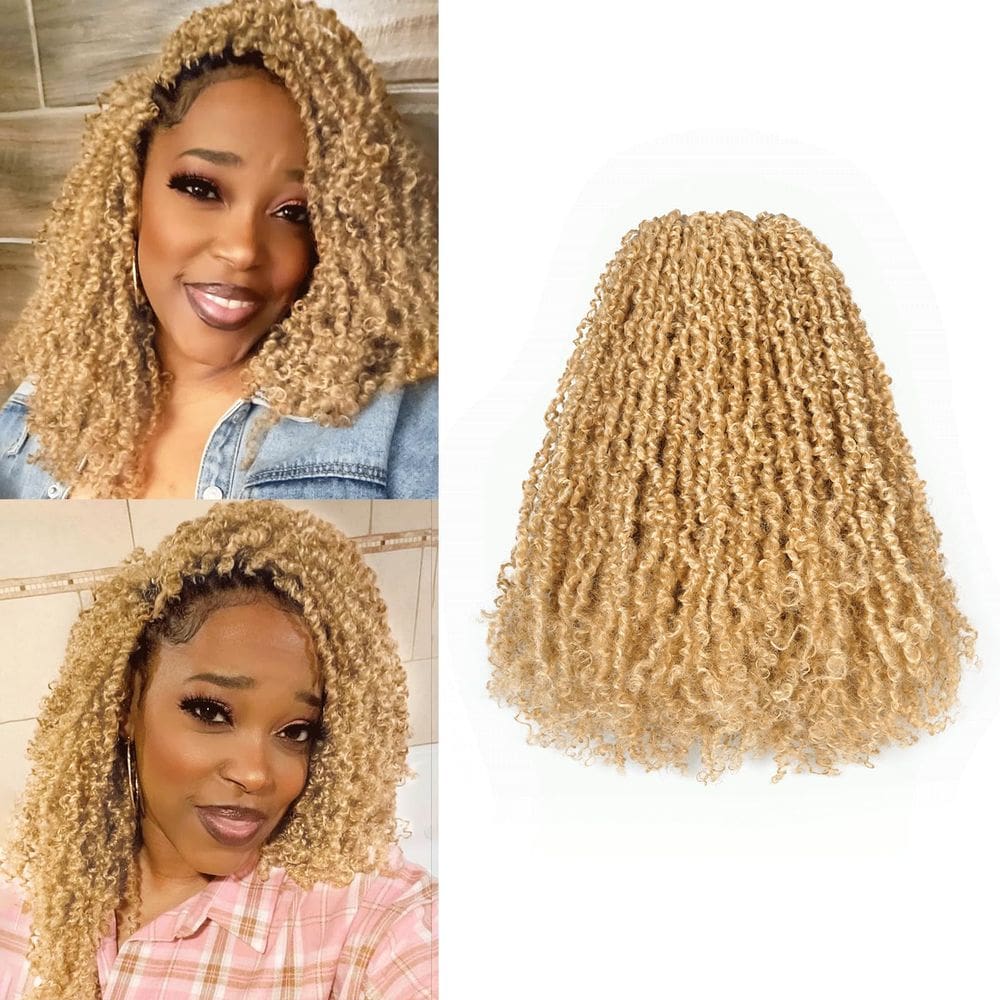 ToyoTress de cabelo de crochê Yanky Twist 30 cm, pacotes com 8 (240 fios)
