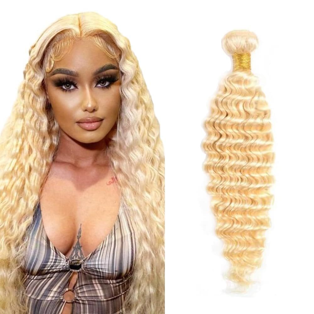 Pacote de cabelo Freiuoke 613 Deep Wave Brazilian Virgin Remy