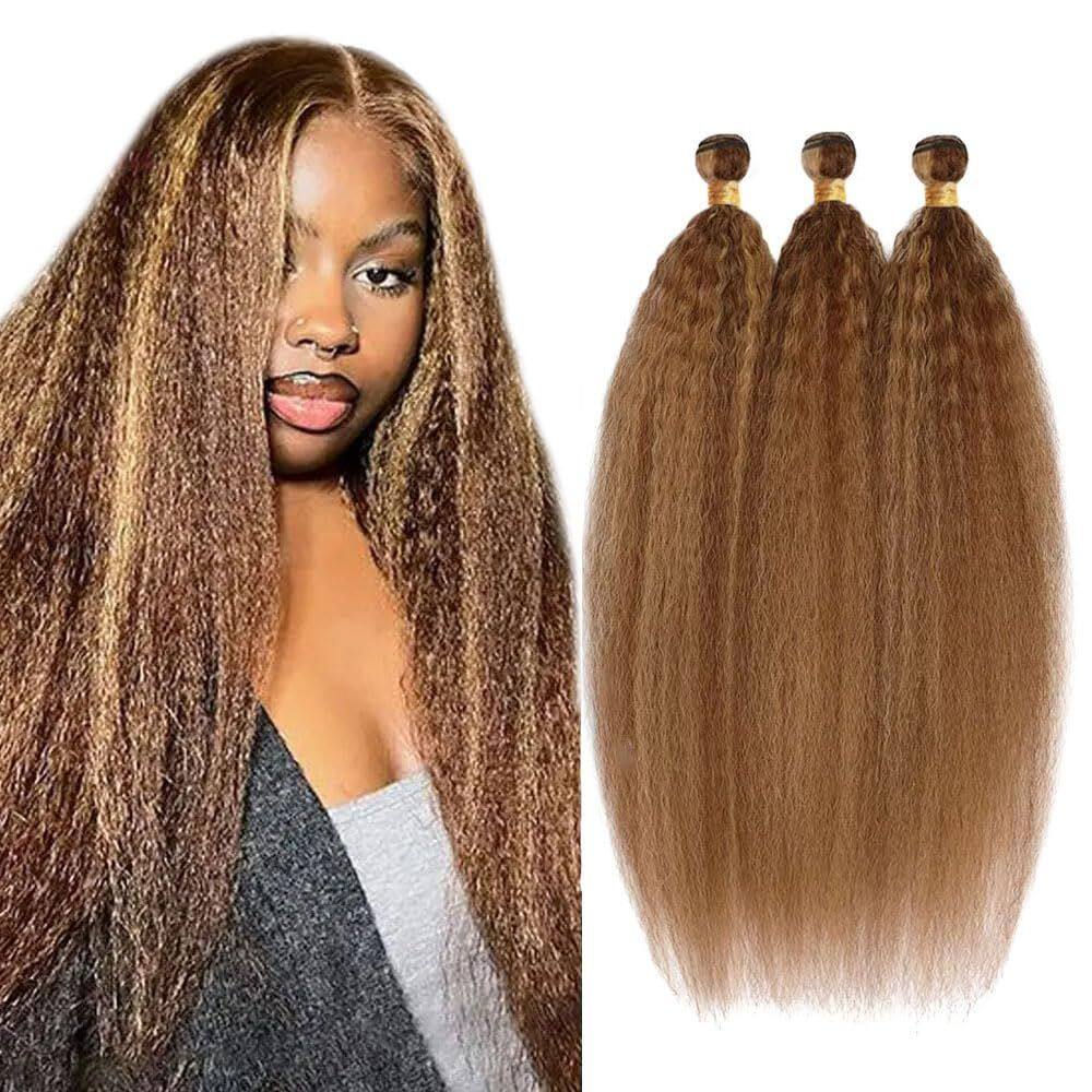 Pacotes de cabelo ZevPiul 20 20 20cm P4/27 Yaki Straight 300g