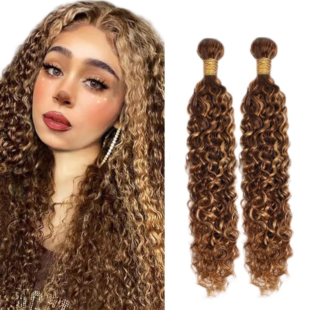 Pacotes de cabelo ZevPiul P4/27 Water Wave 50cm Brazilian Virgin