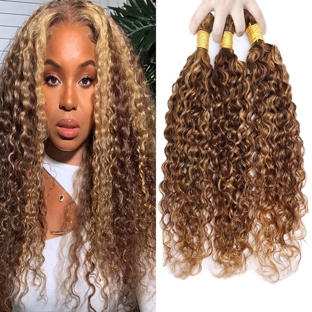 Extensões de cabelo Dokksiiia Highlight Blonde Ombre P4/27 50-60cm