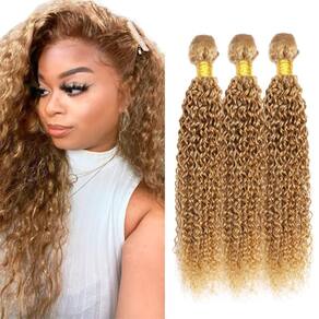 Extensões de cabelo Nuailisex Brazilian Virgin Remy Kinky Curly