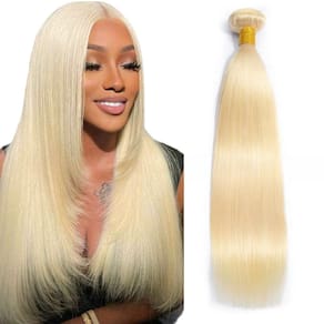 Pacote de cabelo Freiuoke 613 Straight Blonde 70-80cm 100g