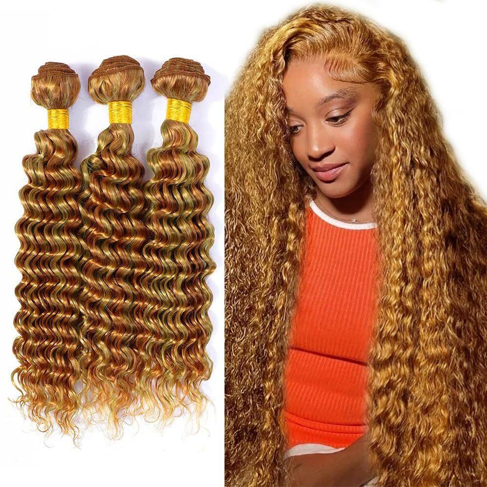 Pacotes de cabelo MAMART P27/30 Deep Wave Peruvian Virgin x3 50cm