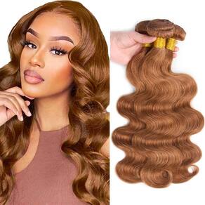 Pacotes de cabelo DiexRlamx Body Wave 8A Peruvian #30 Color 30cm