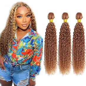 Pacotes de cabelo MAMART Kinky Curly 3 pacotes 22 24 26 polegadas P2730