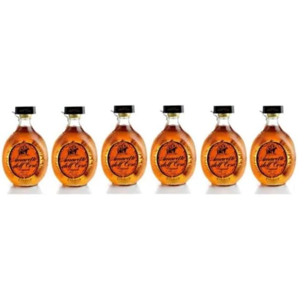 Kit 6 Miniaturas Amaretto Dell Orso 40 ml