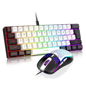 Combinação de teclado e mouse para jogos RedThunder 60% RGB