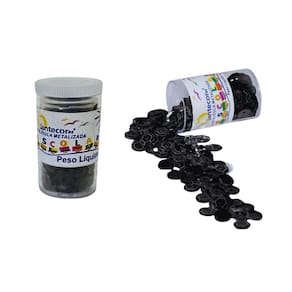 Lantejoula Metalizada 6mm Pote de 3g | Escolar | Artesanato - Lantecor