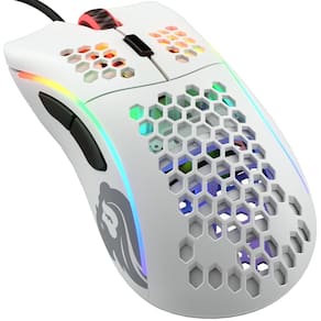 Mouse para jogos Glorious Gaming Model D Wired 68g RGB - Branco