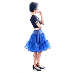 Saia tutu BellaSous Rockabilly Adult Blue, tamanho único
