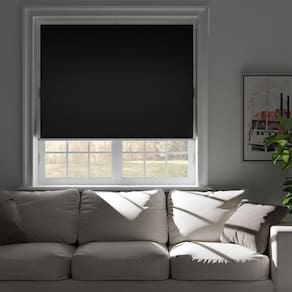 Cortinas Blackout retráteis NIGHTON 58x91cm pretas