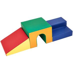 Soft Play Single Tunnel Amazon Basics Kids para crianças pequenas