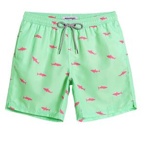 Calções de banho magic Quick Dry Shorts de natação para homens, verde claro