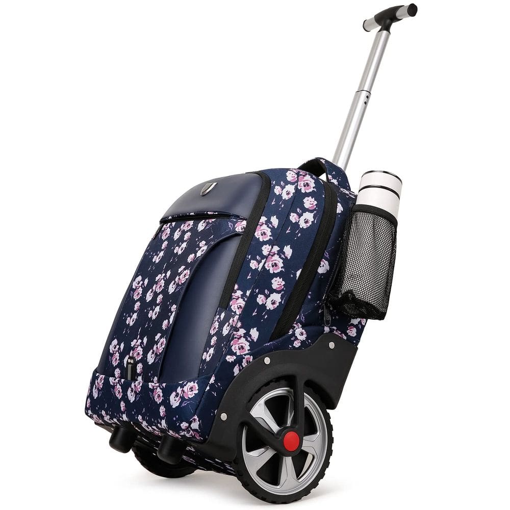 Mochila giratória GOTECH impermeável com rodas para laptop de 17 polegadas