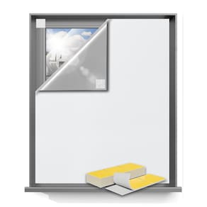 Cortinas Blackout Sumobaby para quarto 50x57cm brancas