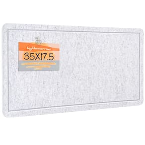 Quadro de avisos Lightomorrow Felt 89x44cm com 20 pinos