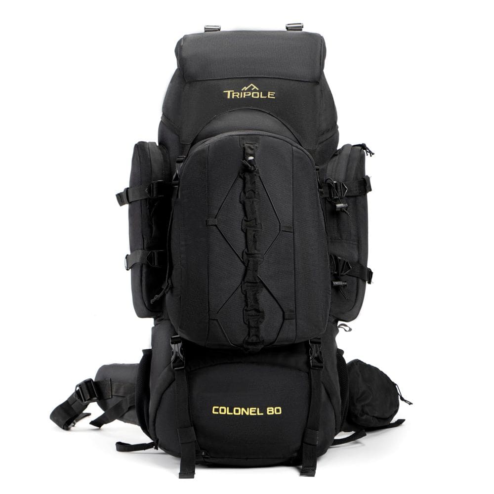 Mochila de trekking e caminhada Tripole Colonel 80L com pacote diurno