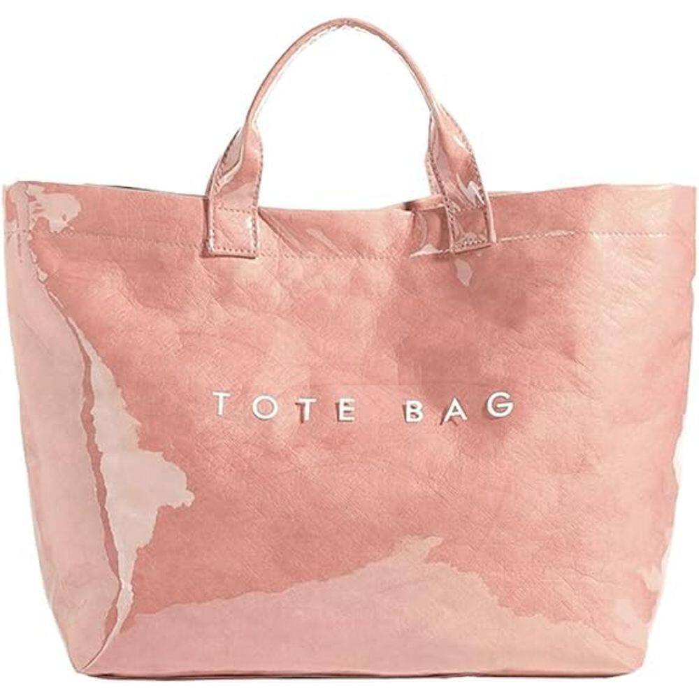 Sacola Lushandy PVC Women Letters Print Kraft Paper