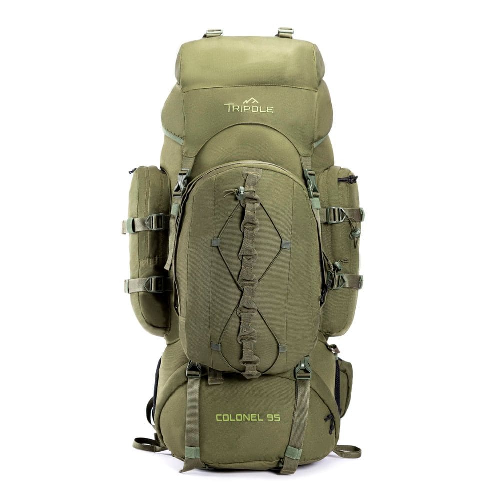 Mochila de trekking e caminhada Tripole Colonel 85L com pacote diurno