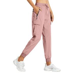 Calças de caminhada leves de secagem rápida Cargo Joggers Libin para mulheres