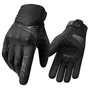 Luvas de inverno para motocicletas de lã térmica impermeável INBIKE