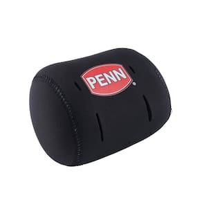 Tampa de bobina PENN Neoprene Convencional Preta Pequena