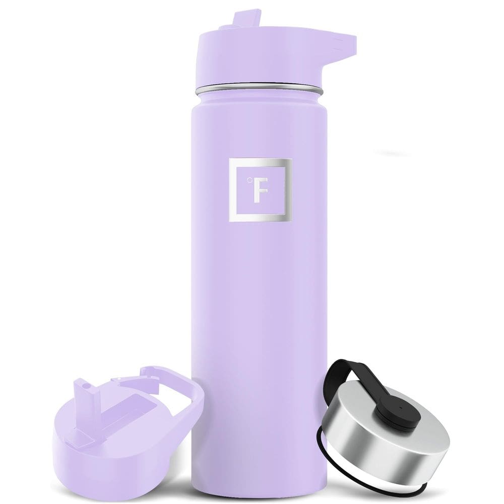 Garrafa de água IRON °FLASK Camping & Hiking 650 ml de lavanda