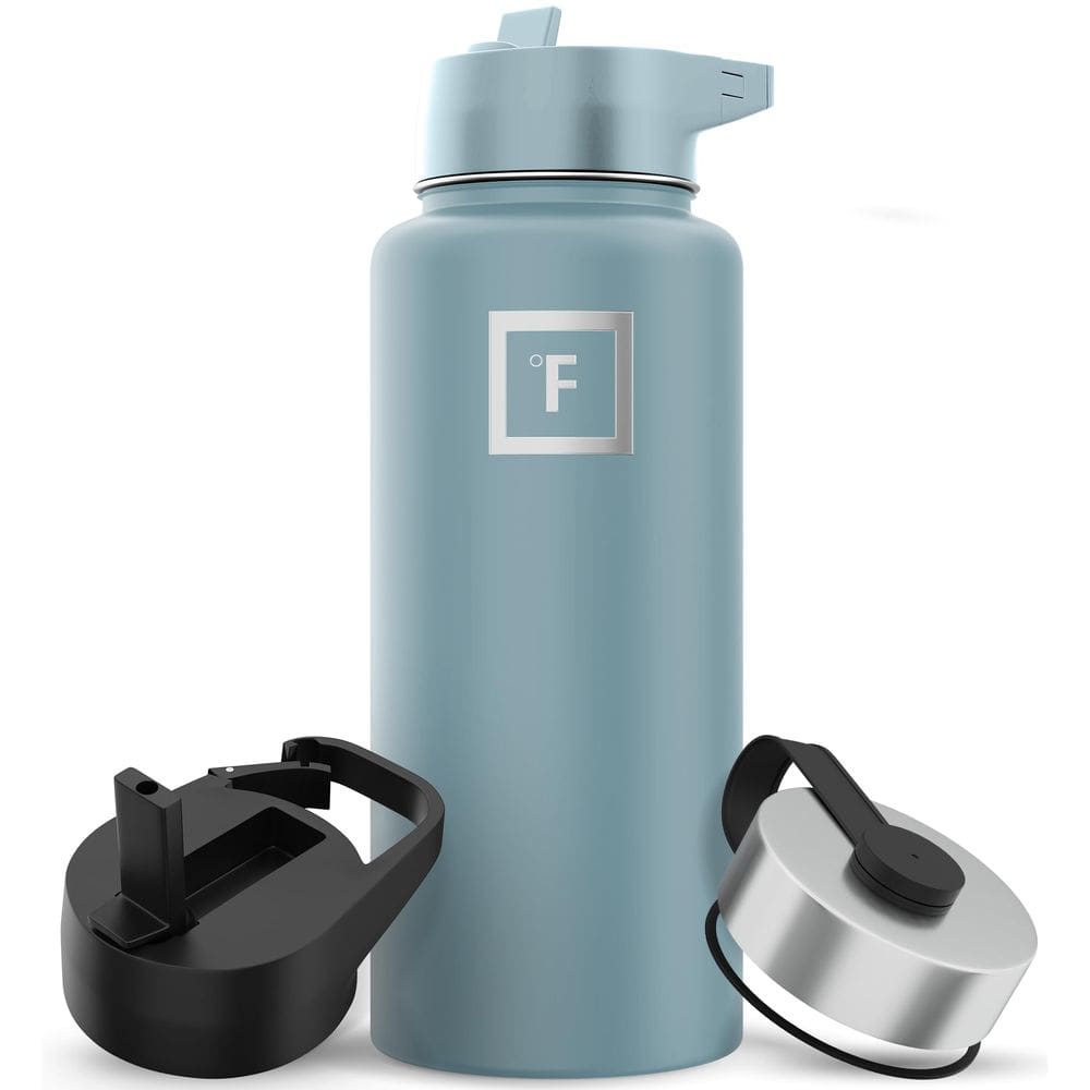 Garrafa de água IRON °FLASK Camping & Hiking 960 ml Elemental Grey