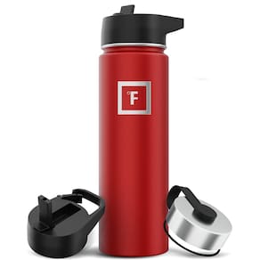 Garrafa de água IRON °FLASK Camping & Hiking 650 ml Fire Red