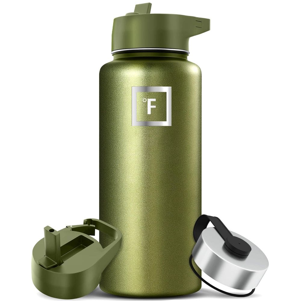 Frasco de hidratação IRON °FLASK Camping Hiking 960 ml Emerald