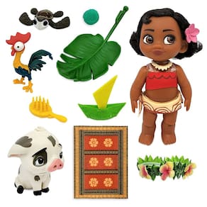 Mini Doll Play Set Coleção Disney Moana Animators de 13 cm