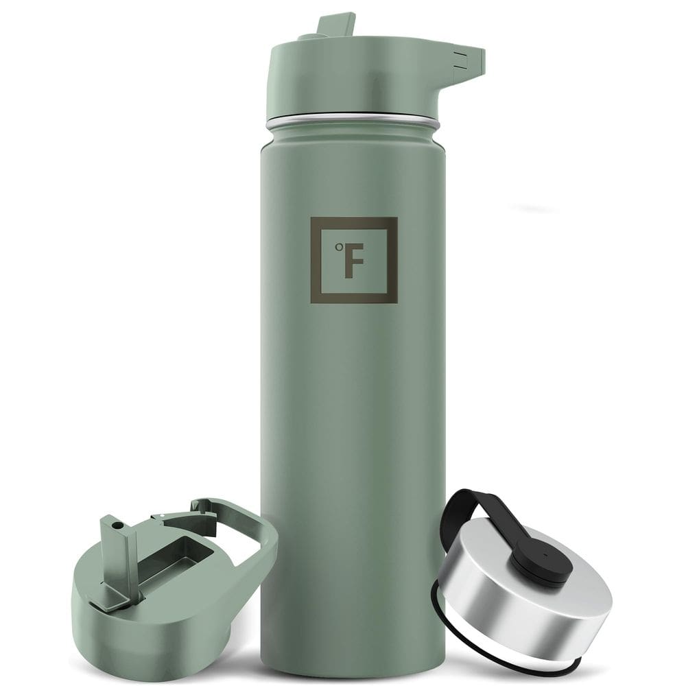 Garrafa de água IRON °FLASK Camping Hiking 650 ml de aço inoxidável