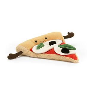 Brinquedo de pelúcia Jellycat Amuseables Slice of Pizza 23cm