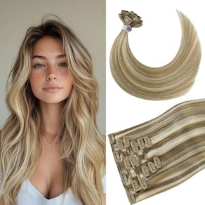 Extensões de cabelo Newfeeling Blonde Real Human Hair 38cm 75g