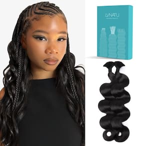 Cabelo para Boho Knotless Braids Lvnatu Body Wave 16" 100g x2