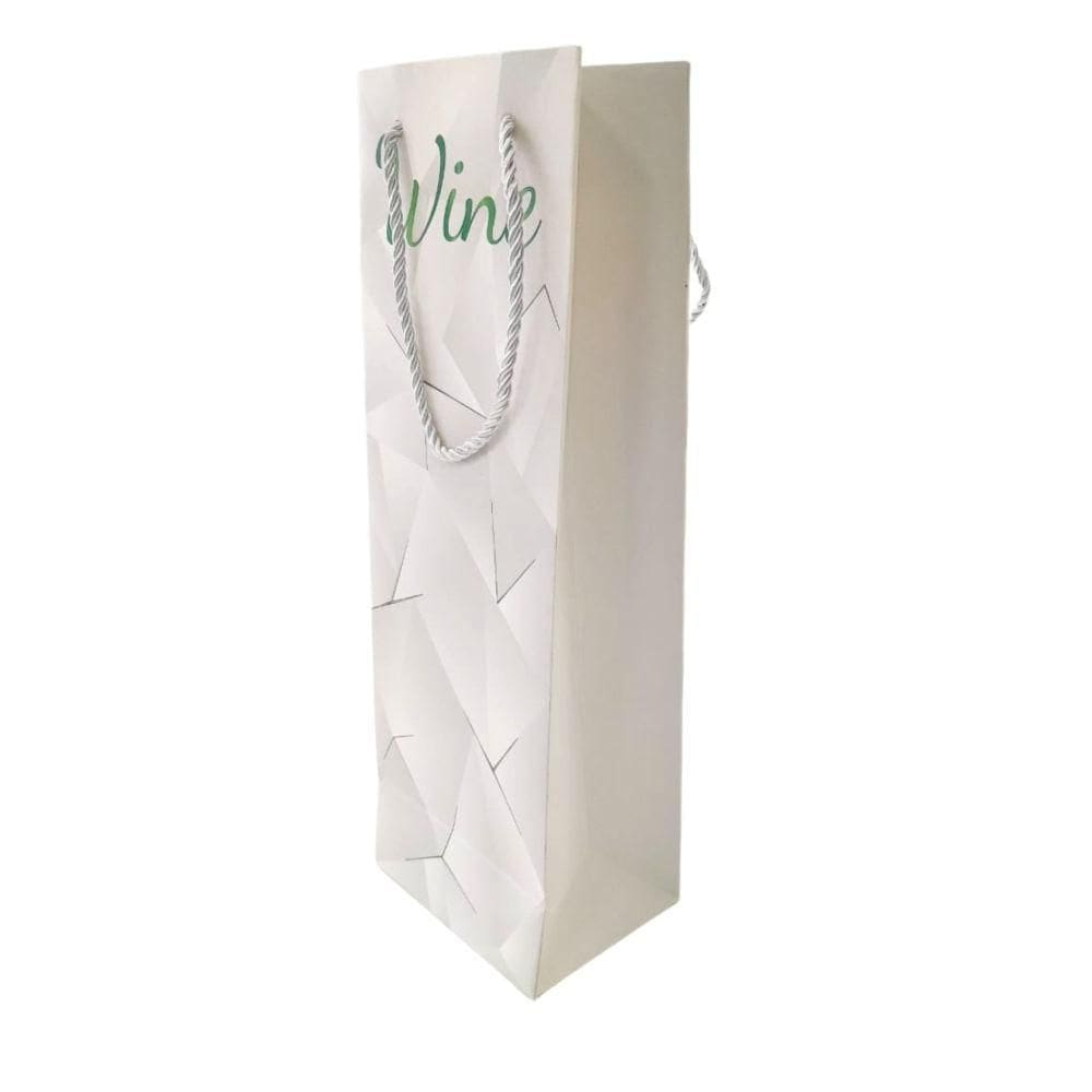 Sacola de Presente Para Vinhos  Verde - Quanhe