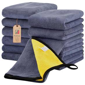 Toalha de limpeza de microfibra Faluruzi para cuidados com o carro 40x40cm (12)