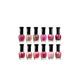 Conjunto de esmaltes Kleancolor Awesome Pink Colors 12 garrafas