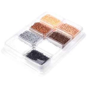 Bandeja de miçangas Perler Mini Neutral Color 8000 unidades para artesanato infantil