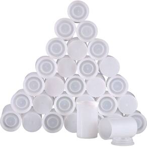 Suporte de vasilha de filme JOVITEC 30 peças de plástico 35 mm branco