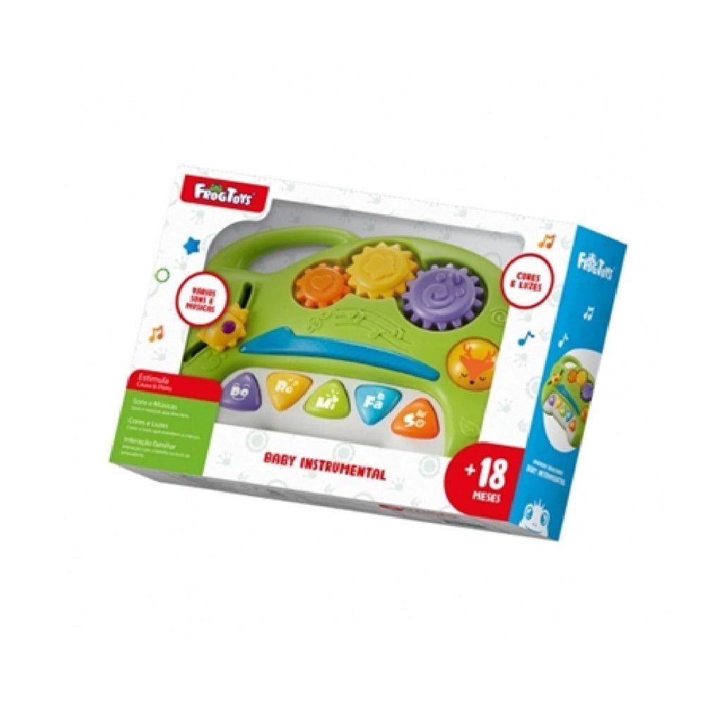 Baby Instrumentos Sons Cores E Luzes (Fgp004) - Frog Toys
