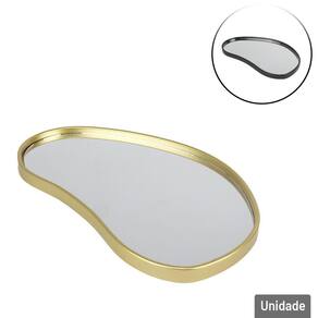 Bandeja Decorativa Plástica 29cm com Espelho