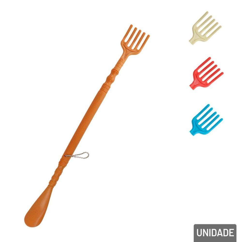 Coçador e Calçadeira de Plástico 47cm Color - Tudo em Caixa