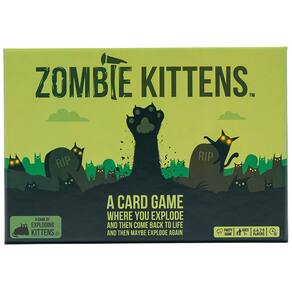 Jogo de cartas Exploding Kittens Zombie Kittens 2-5 jogadores 7+