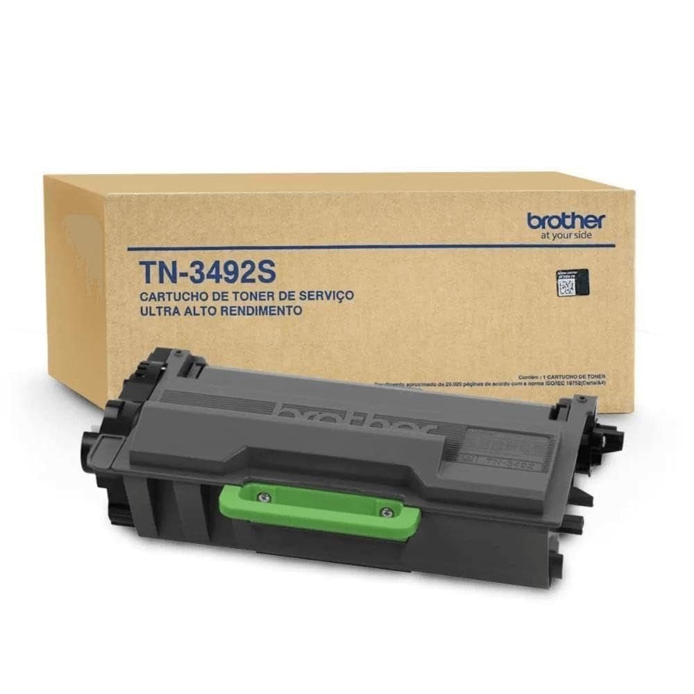 Toner autêntico Brother Tn3492 Tn-3492 Mfc-l6902dw Mfcl6902dw Hl-l6402dw Hll6402dw 20k Pg.