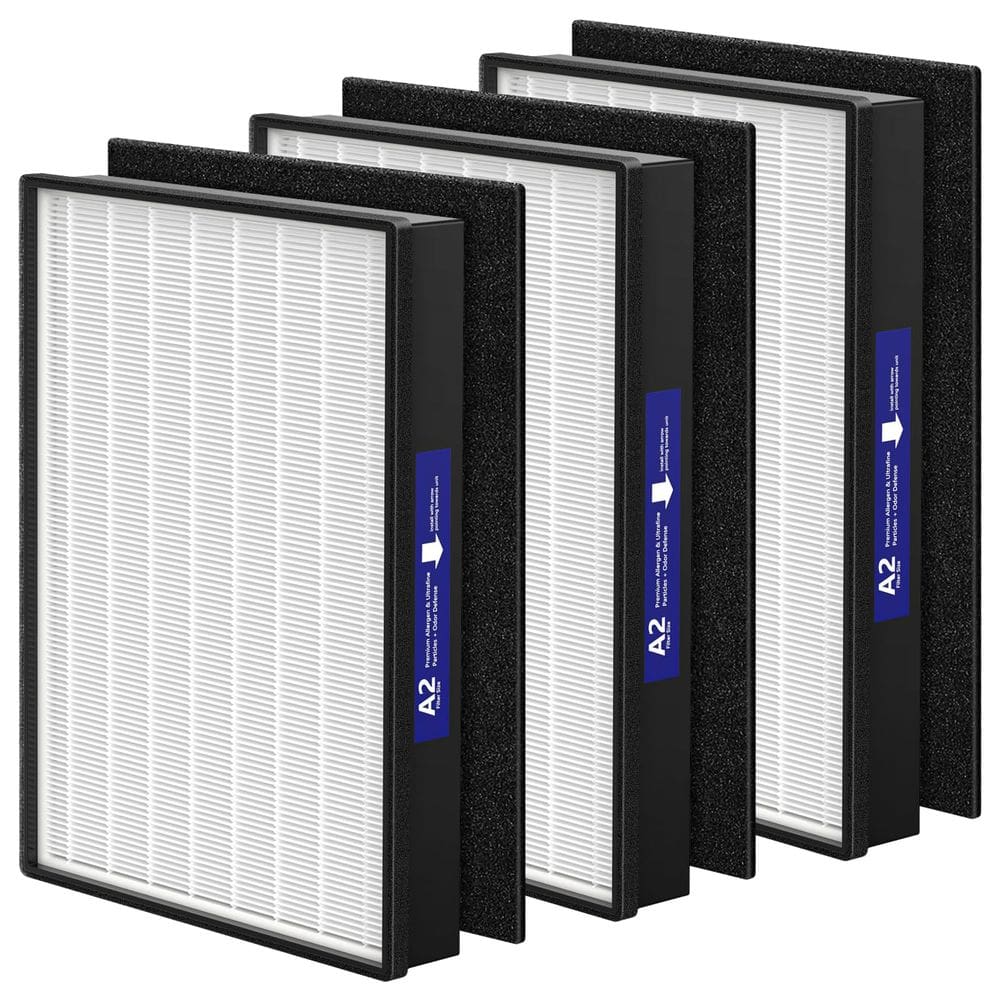 Filtro de substituição HEPA, pacote com 3 unidades, isinlive A2 H13 para Filtrete