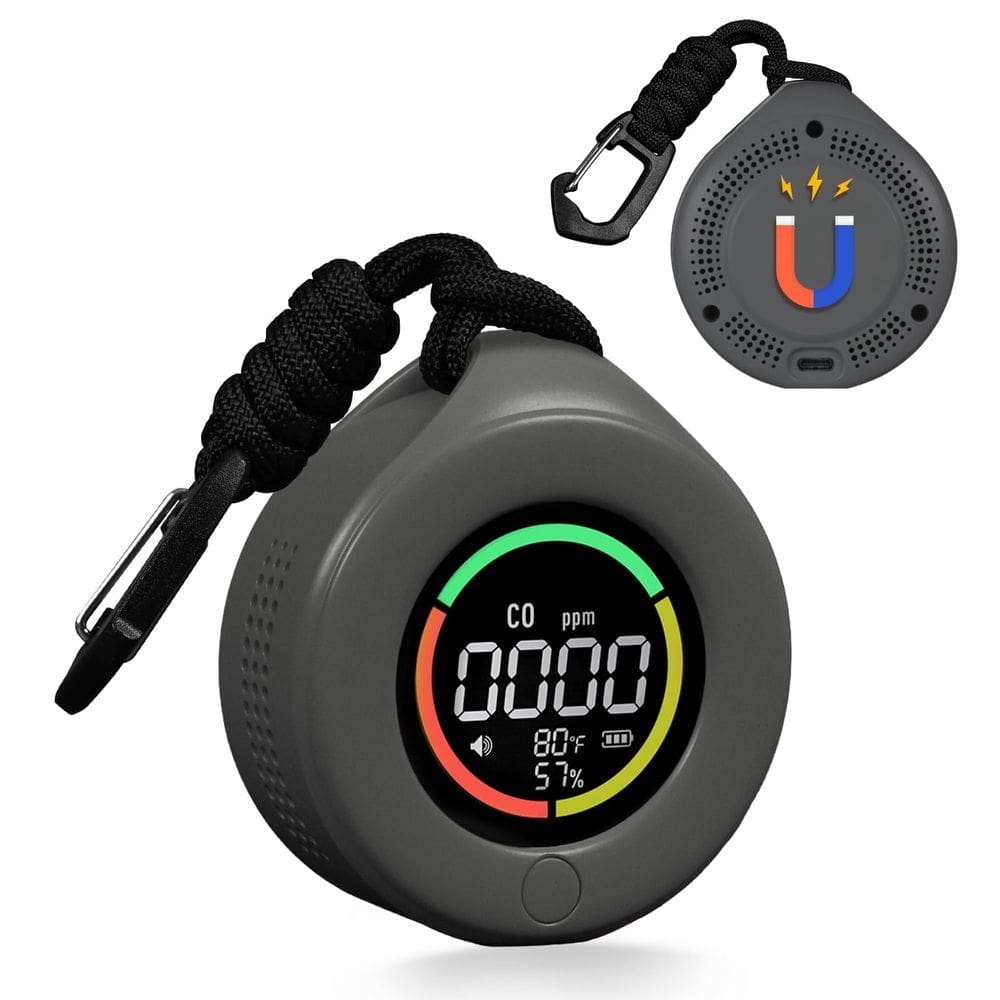 Detector de monóxido de carbono MOES Bateria portátil 3 em 1 144h